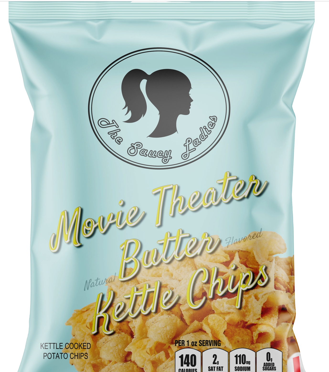 The Saucy Ladies Movie Theater Butter Kettle Chips - 2oz