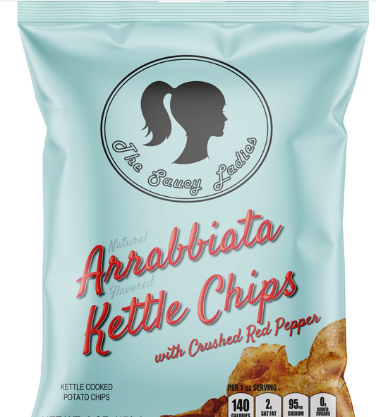The Saucy Ladies Arrabbiata Kettle Chips - 2oz